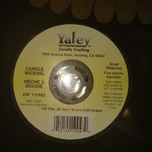 Yaleys enterprise candle wicking